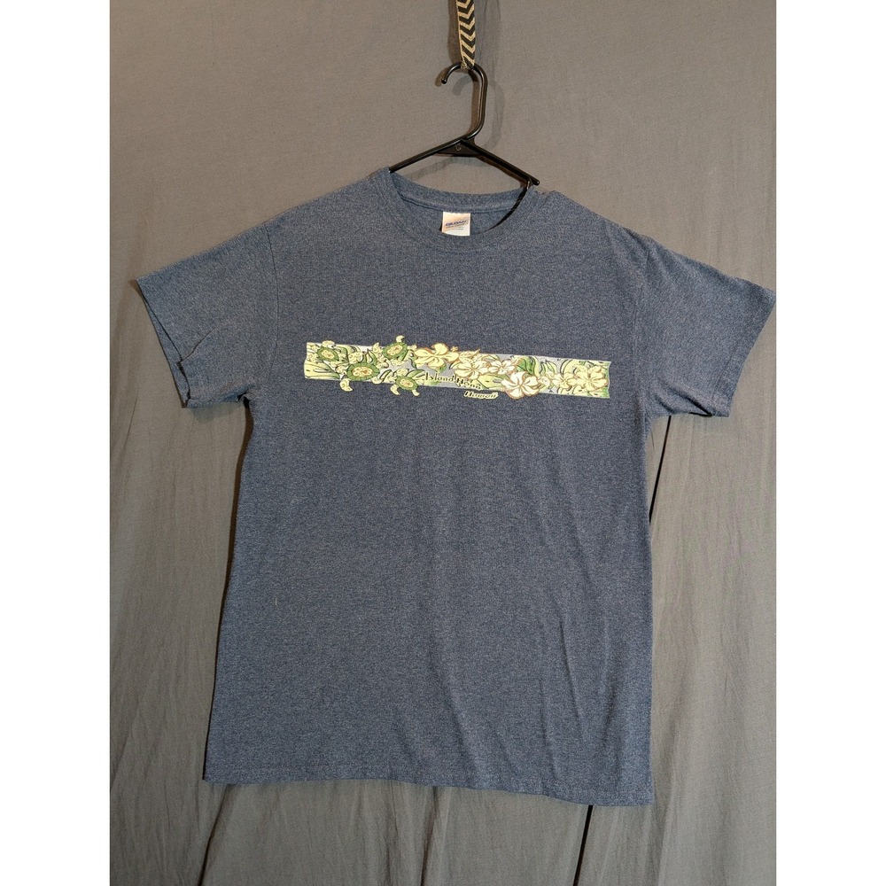 Gildan Short Sleeve Men's T Shirt Color Gray Size Medium